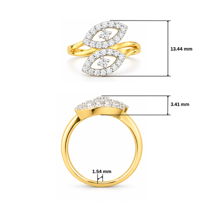 Dual Gaze Lab Grown Diamond Ring