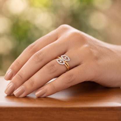 Dual Gaze Lab Grown Diamond Ring