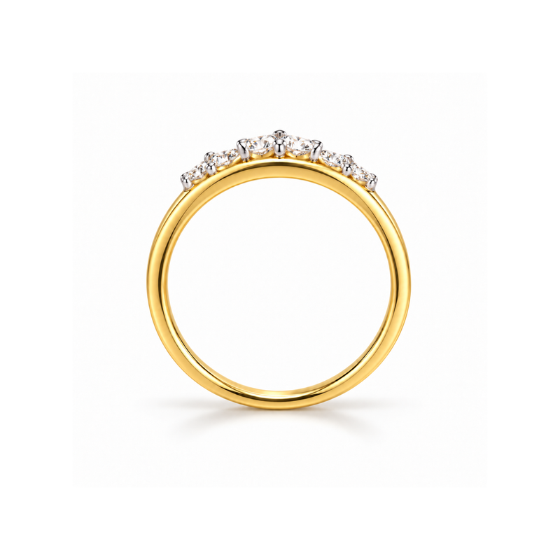 Tri-Bloom Lab Grown Diamond Ring