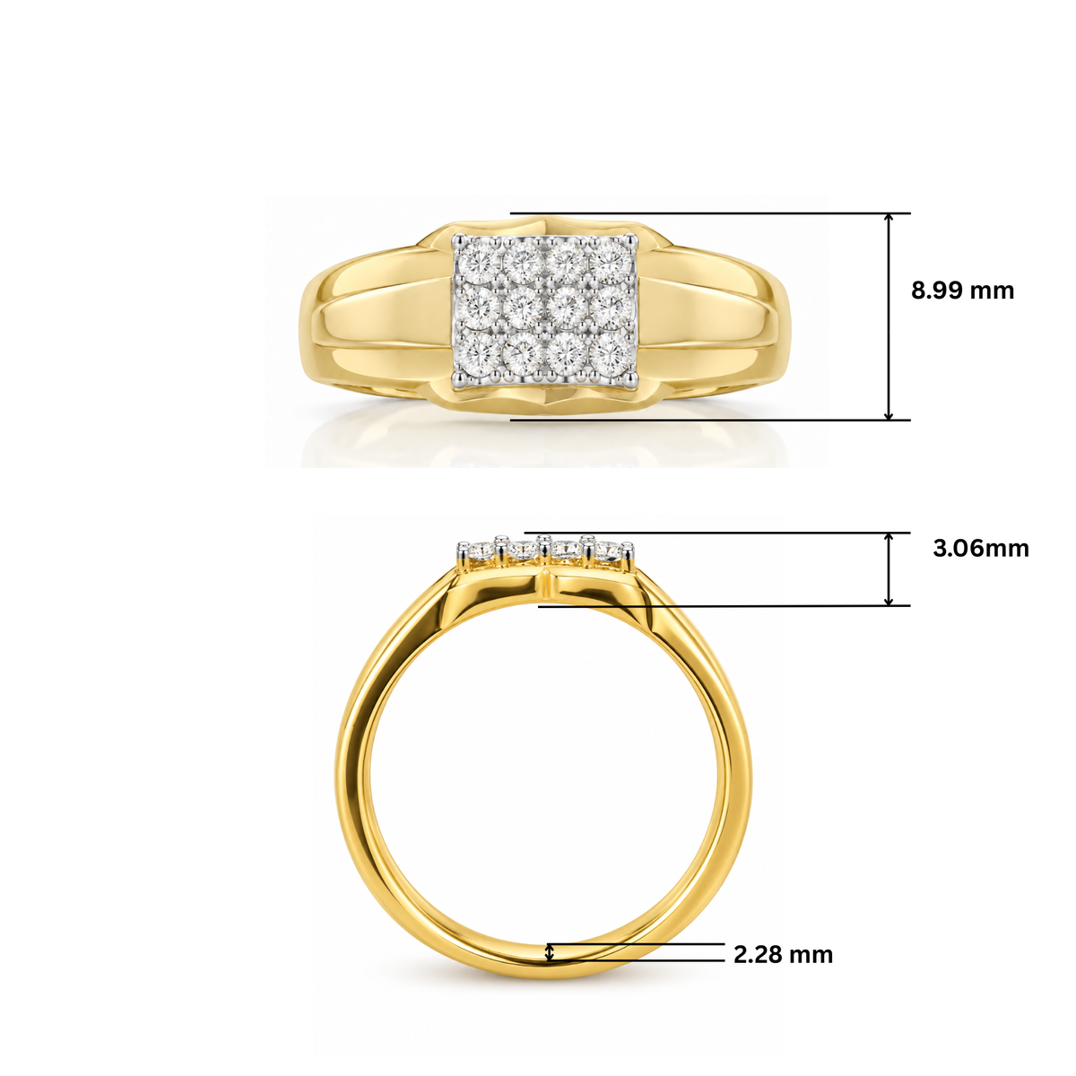 Horizon Matrix Lab Grown Diamond Ring