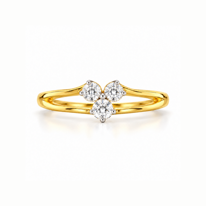 Triquetra Lab Grown Diamond Ring