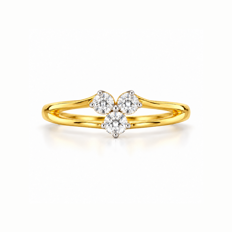 Triquetra Lab Grown Diamond Ring