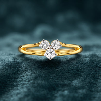 Triquetra Lab Grown Diamond Ring