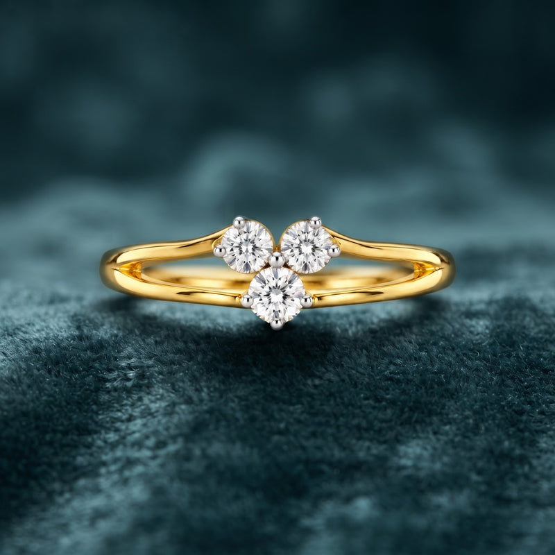 Triquetra Lab Grown Diamond Ring