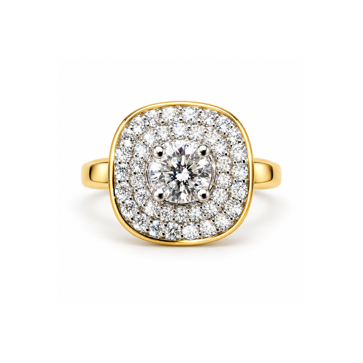 Gilded Citadel Lab Grown Diamond Ring