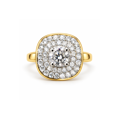 Gilded Citadel Lab Grown Diamond Ring
