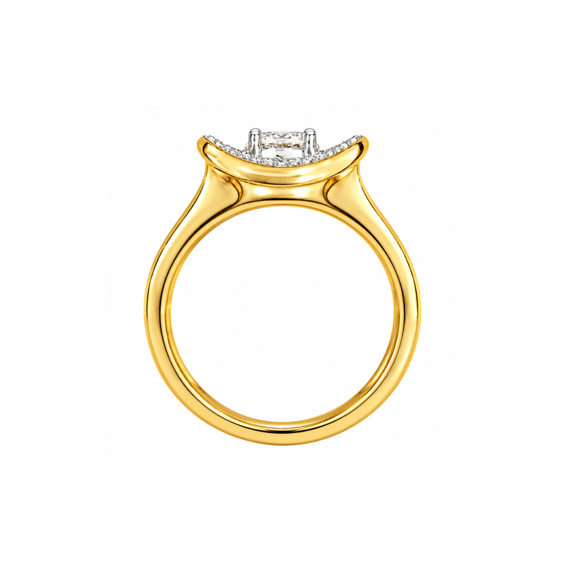 Gilded Citadel Lab Grown Diamond Ring