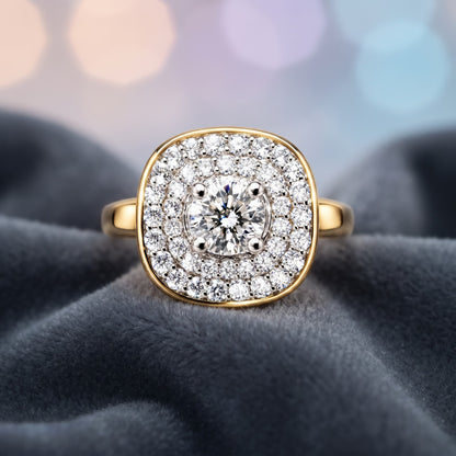 Gilded Citadel Lab Grown Diamond Ring