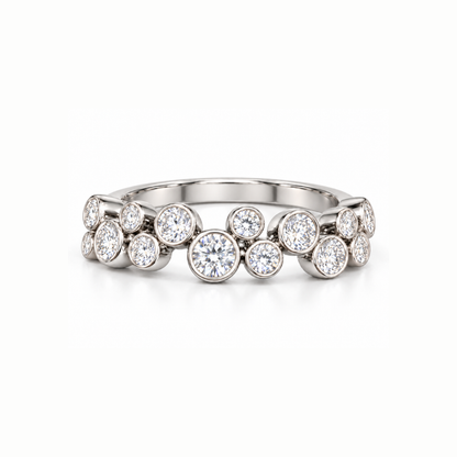 Bubble Lattice Lab Grown Diamond Ring