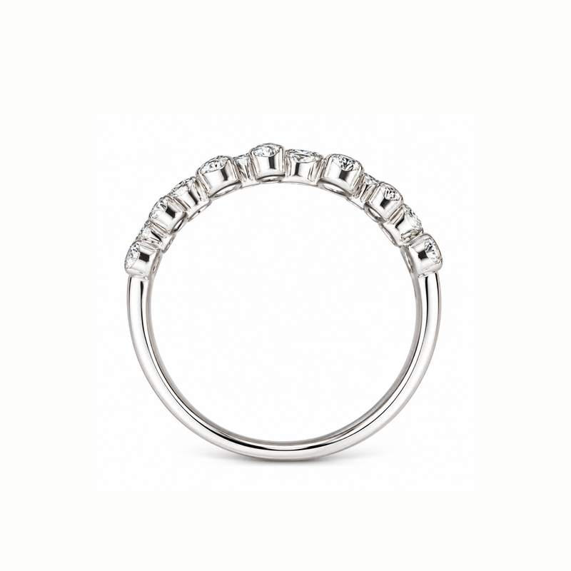 Bubble Lattice Lab Grown Diamond Ring