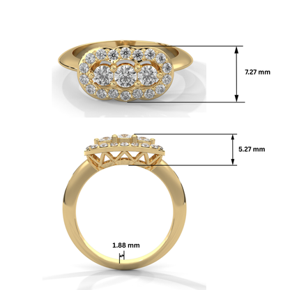 Majestic Radiance Lab Grown Diamond Ring