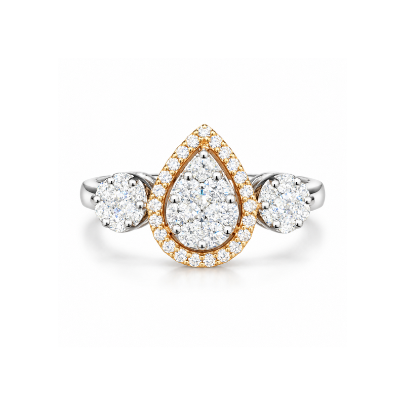 Trilogy Gaze Lab Grown Diamond Ring