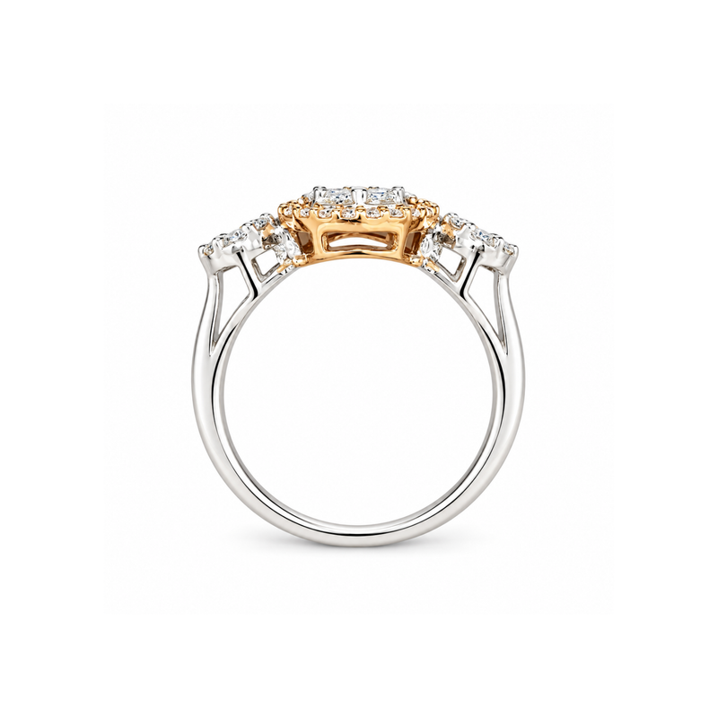Trilogy Gaze Lab Grown Diamond Ring