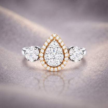 Trilogy Gaze Lab Grown Diamond Ring
