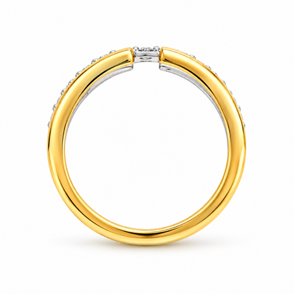 Dual Track Lab Grown Diamond Ring