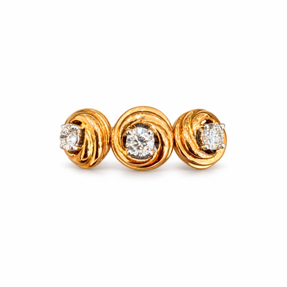 Helix Triad Lab Grown Diamond Ring