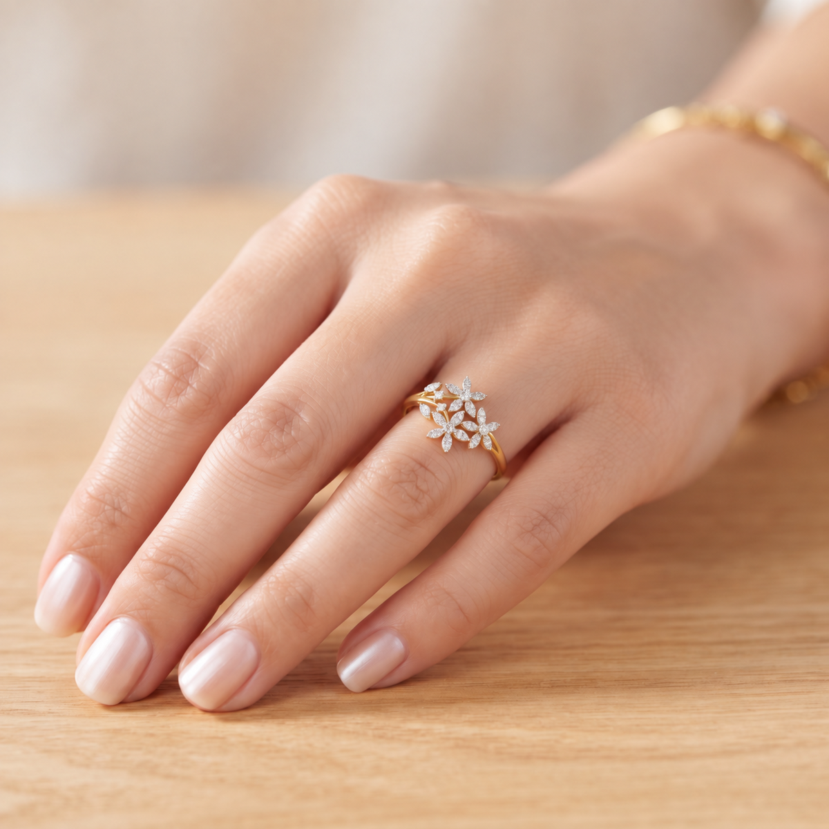 Blossom Bouquet Lab Grown Diamond Ring