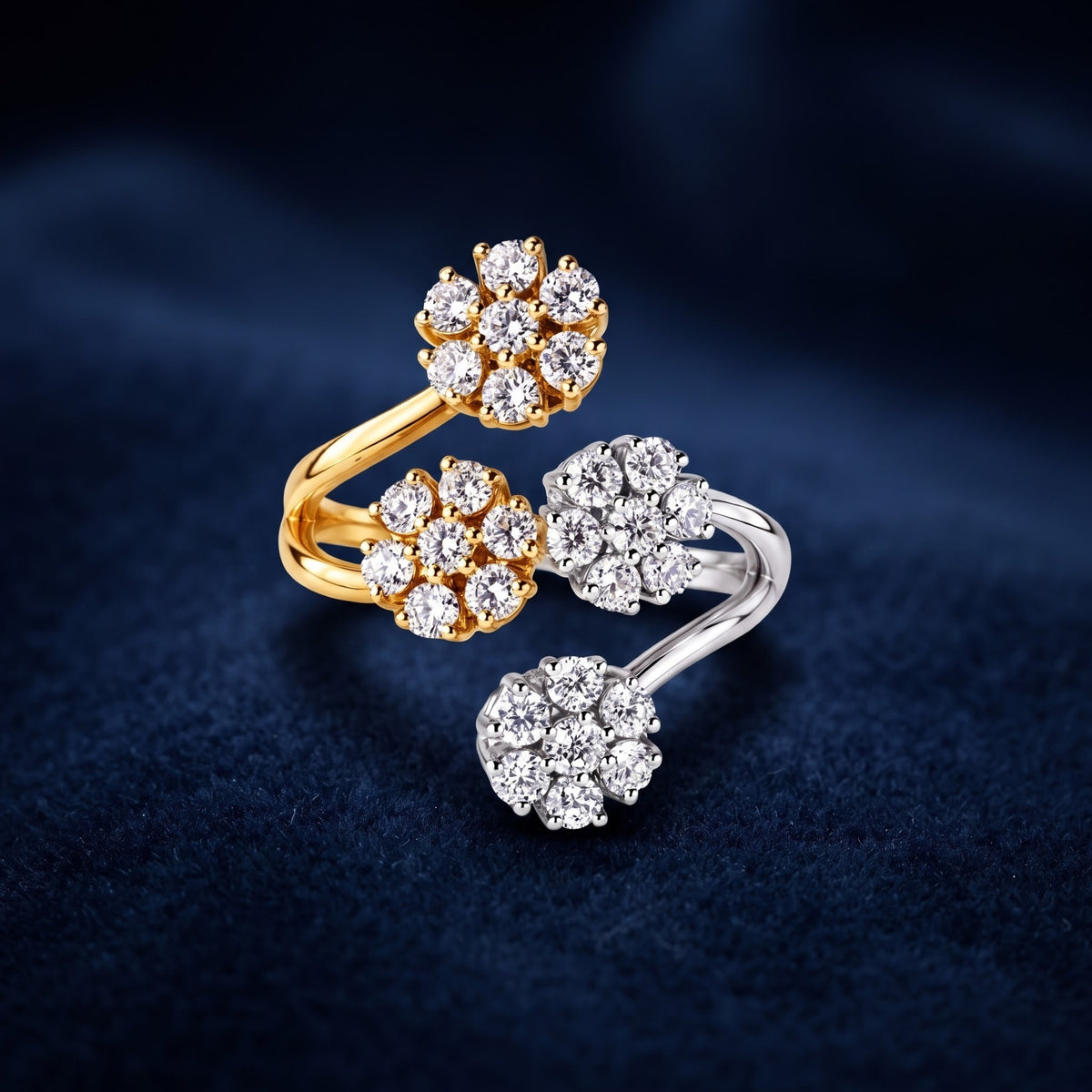 Harmonic Floret Lab Grown Diamond Ring