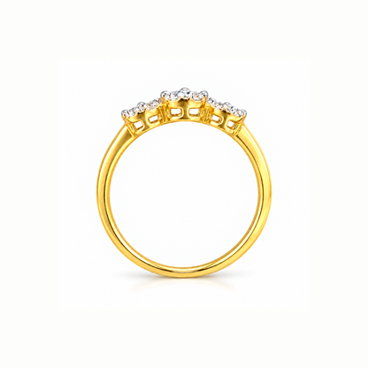 Triad Blossom Lab Grown Diamond Ring