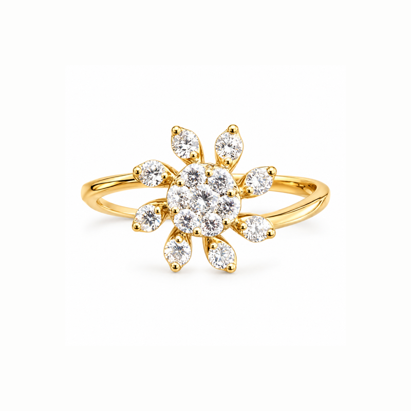 Stella Floret Lab Grown Diamond Ring
