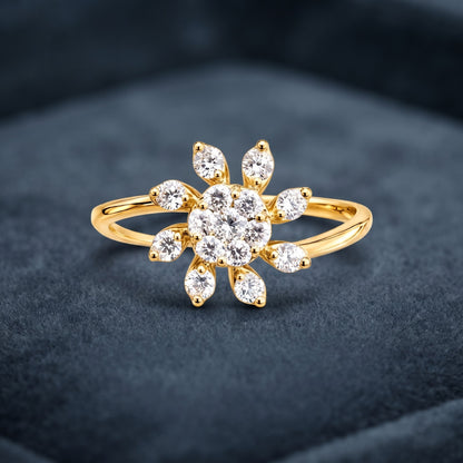Stella Floret Lab Grown Diamond Ring