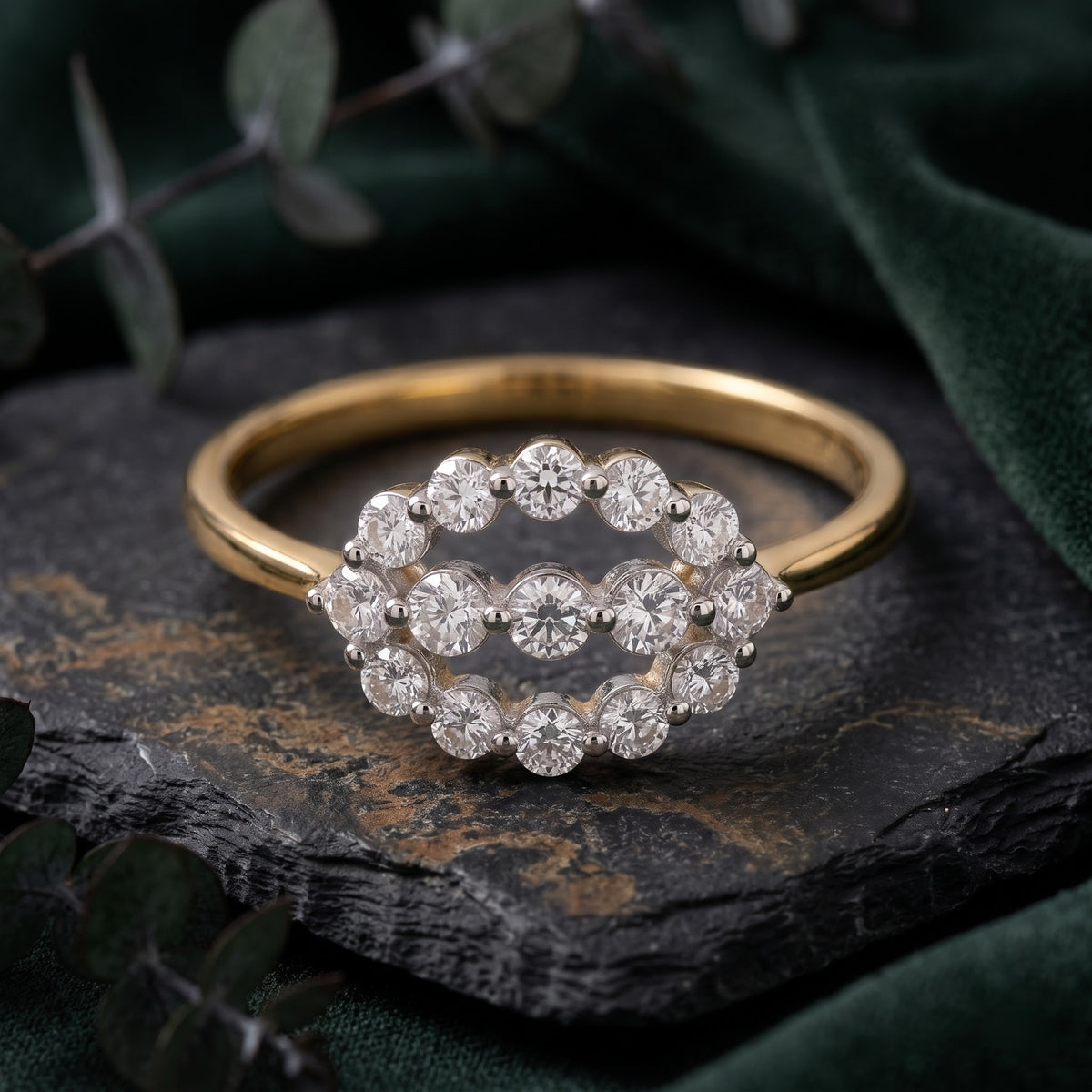 Aurevia Open Halo Lab Grown Diamond Ring