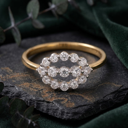 Aurevia Open Halo Lab Grown Diamond Ring