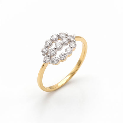 Aurevia Open Halo Lab Grown Diamond Ring