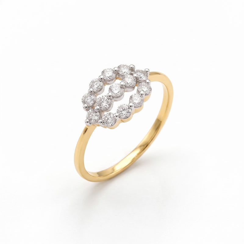 Aurevia Open Halo Lab Grown Diamond Ring