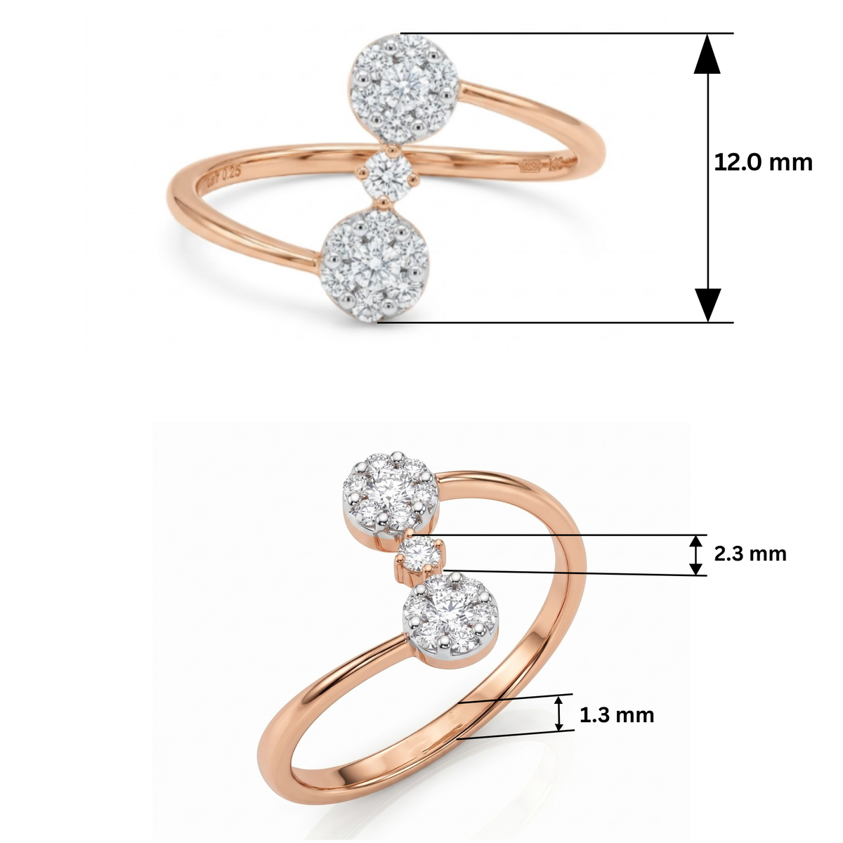 Aurelle Harmony Lab Grown Diamond Ring