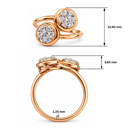 Dualis Stella Lab Grown Diamond Ring