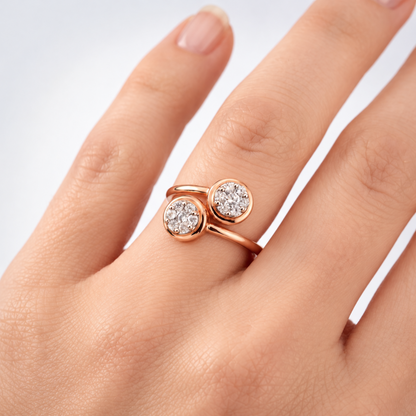 Dualis Stella Lab Grown Diamond Ring