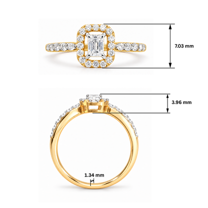 Vestige Monolith Lab Grown Diamond Ring