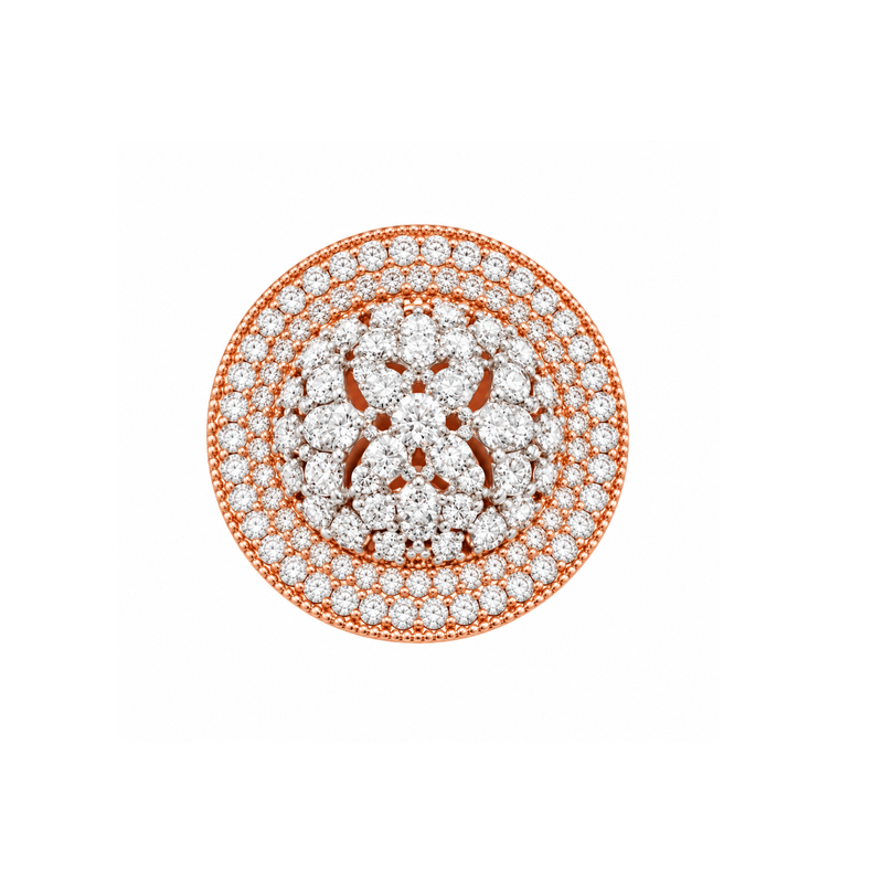 Futuristic Mesh Statement Ring
