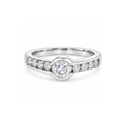 Meridian Bezel Lab Grown Diamond Ring