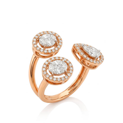Trinity Radiance Lab Grown Diamond Ring