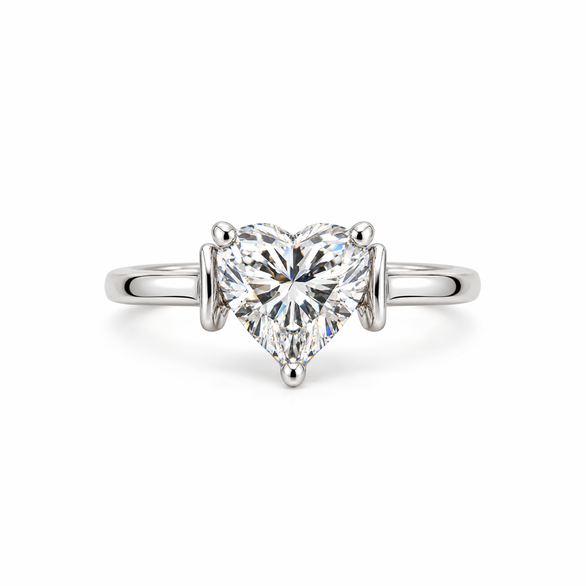 Heart Enclave Lab Grown Diamond Ring