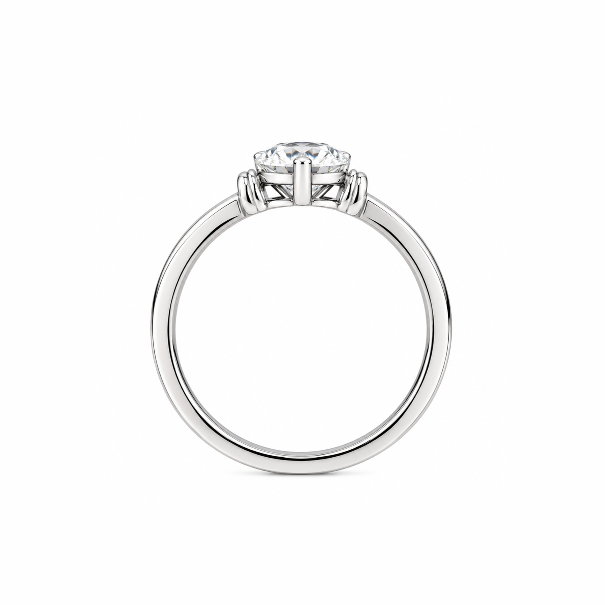 Heart Enclave Lab Grown Diamond Ring