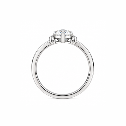 Heart Enclave Lab Grown Diamond Ring