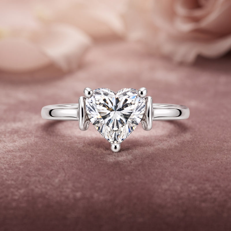 Heart Enclave Lab Grown Diamond Ring