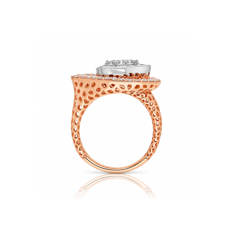 Celestial Teardrop Lab Grown Diamond Ring
