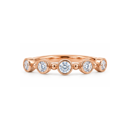 Open Bezel Set Lab Grown Diamond Ring