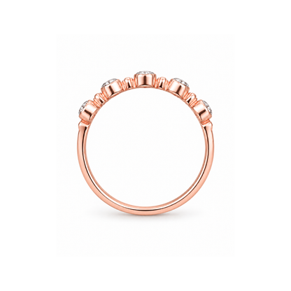 Open Bezel Set Lab Grown Diamond Ring