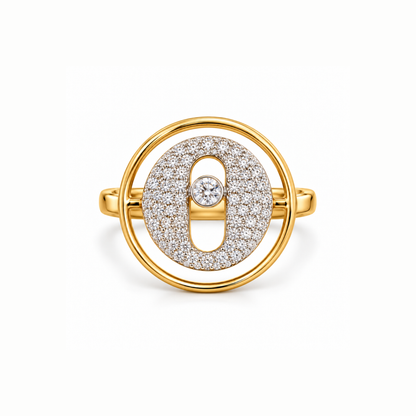 Medallion Eclipse Lab Grown Diamond Ring
