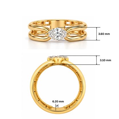 Aerial Horizon Lab Grown Diamond Ring