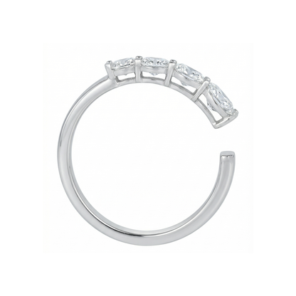 Aurevia Quadra Glow Lab Grown Diamond Ring