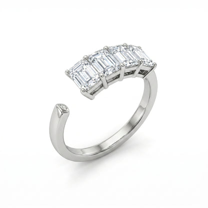 Avelisse Fourfold Lab Grown Diamond Ring