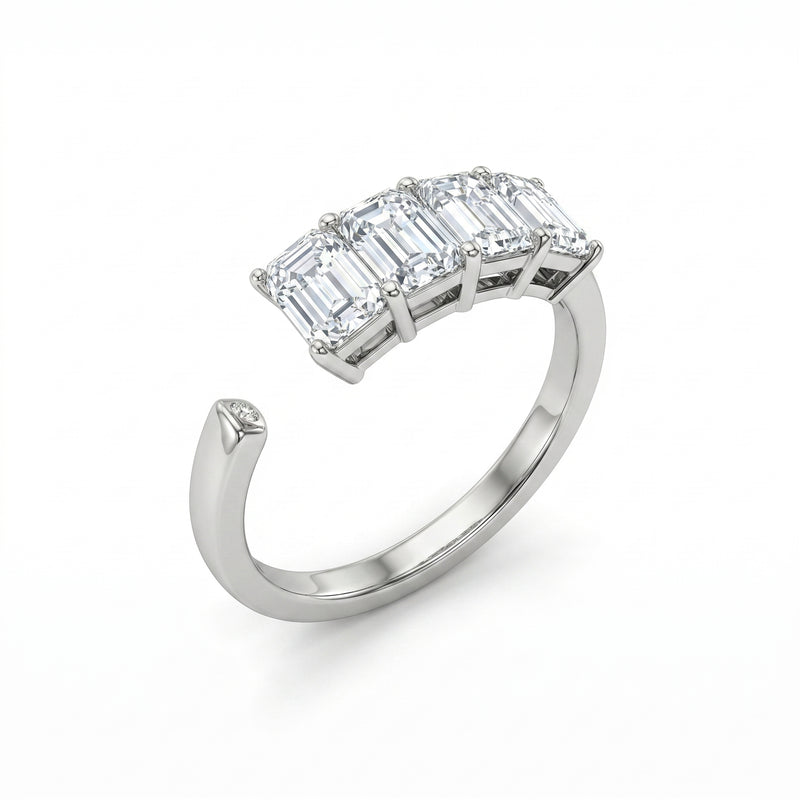 Avelisse Fourfold Lab Grown Diamond Ring