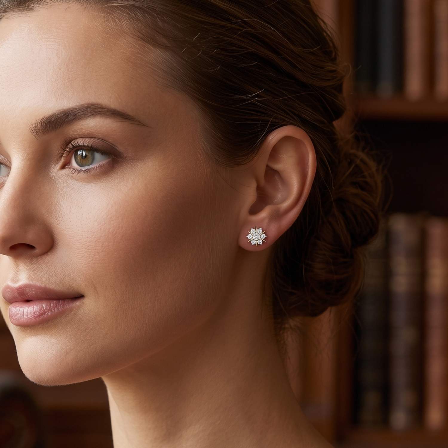 Stellar Bloom Lab Grown Diamond Earrings