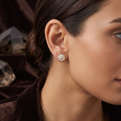 Facet Lab Grown Diamond Earrings